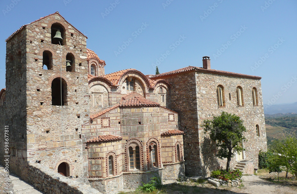 The Pantanassa Monastery in Mystras, Greece