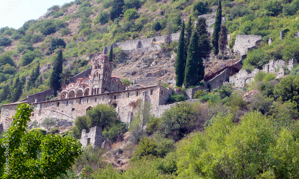The Pantanassa Monastery in Mystras, Greece