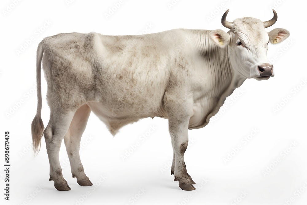 cow isolated on white background cow isolated on white background