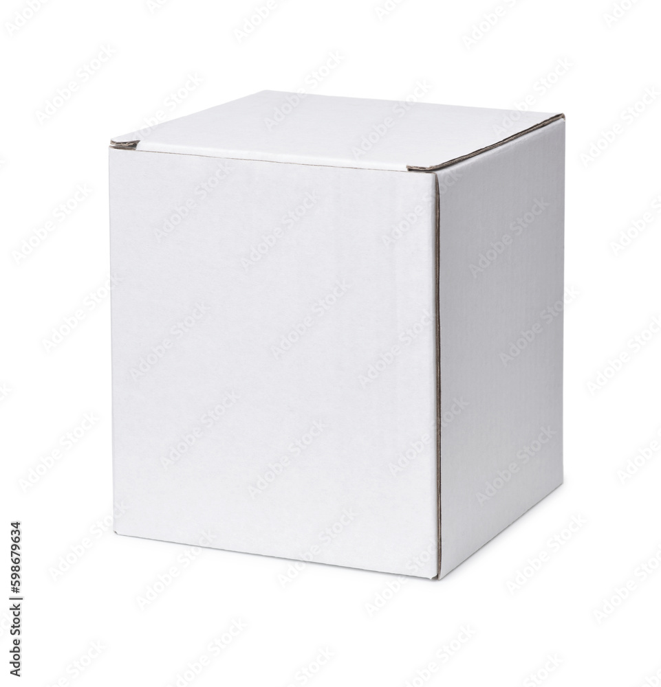 White blank packaging paper box White blank packaging paper box