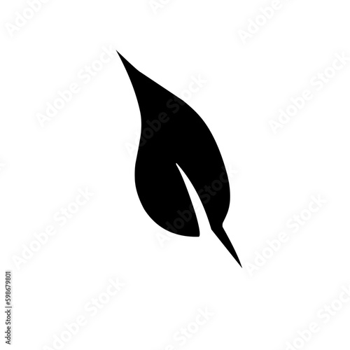 Flat Leaf Silhouette © Satria's