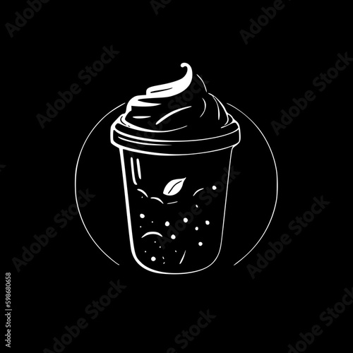 Coffee - Minimalist and Flat Logo - Vector illustration