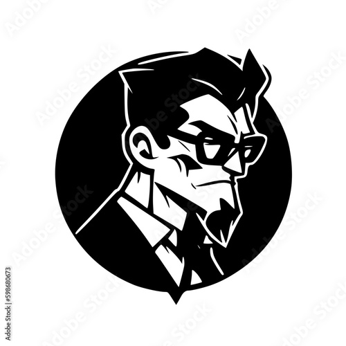 Comic | Black and White Vector illustration