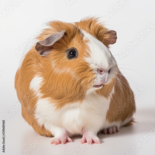 animal, guinea pig, pet, guinea, pig, isolated, rodent, mammal, brown, fur, white, domestic, cute, pets, rabbit, small, furry, adorable, cavy, white background, hamster, black, studio, funny, one