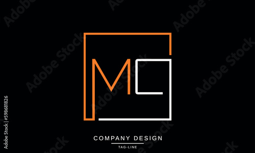 CM, MC, Abstract Letters Logo monogram