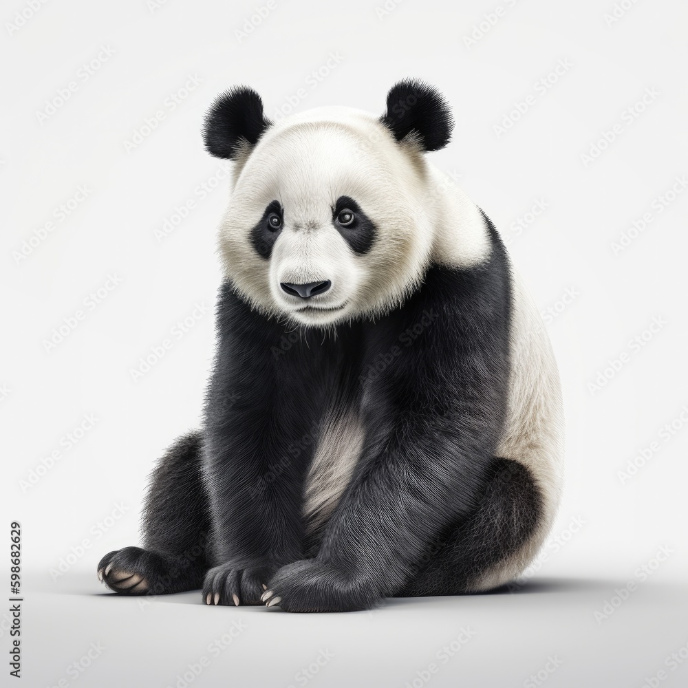 panda, bear, animal, china, bamboo, giant, zoo, mammal, wildlife, black, endangered, eating, nature, wild, giant panda, white, asia, cute, 3d, baby, rare, chengdu, species, black and white, animals