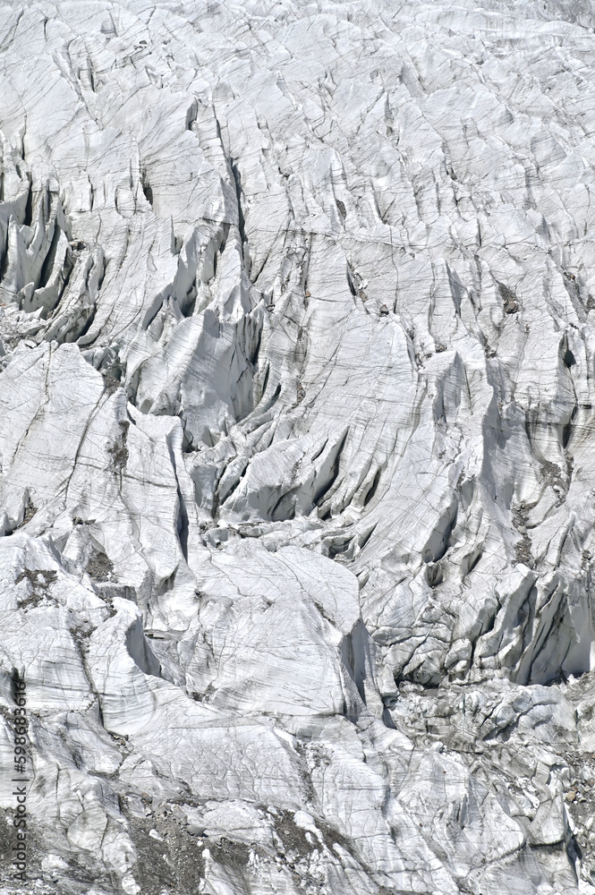 Landscape of White Passu Glacier in Northern Pakistan