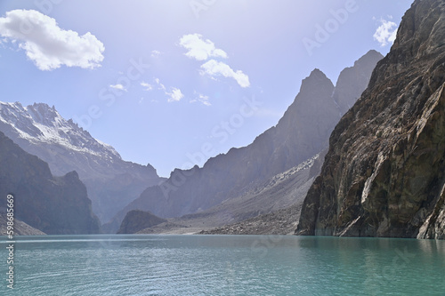 Attabad Lake in Hunza  Gilgit-Baltistan  Pakistan