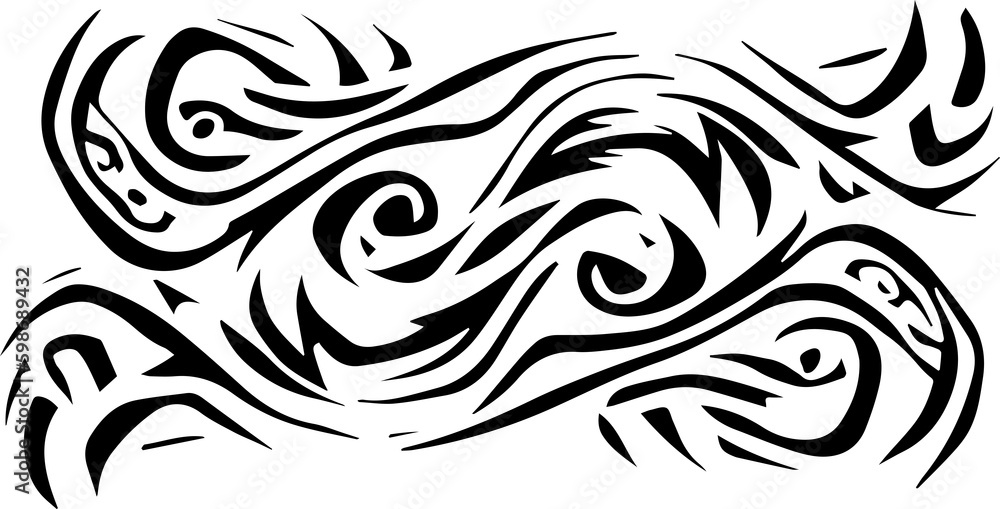 Tribal illustration Tribal illustration