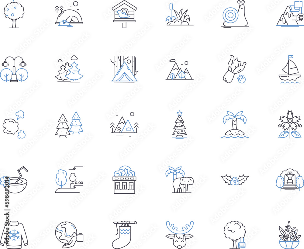 Atmosphere line icons collection. Serene, Humid , Tranquil, Breezy, Clammy, Cloudy, Crisp vector and linear illustration. Smoggy,Fresh,Hazy outline signs set Generative AI Atmosphere line icons collection. Serene, Humid , Tranquil, Breezy, Clammy, Cloudy, Crisp vector and linear illustration. Smoggy,Fresh,Hazy outline signs set Generative AI