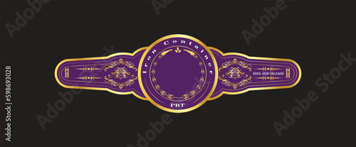 contemporary designs cigar band, label, logo and brand