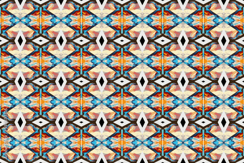 Seamless batik pattern,geometric tribal pattern,it resembles ethnic boho,aztec style,ikat style.luxury decorative fabric black and white seamless pattern for famous banners. 
