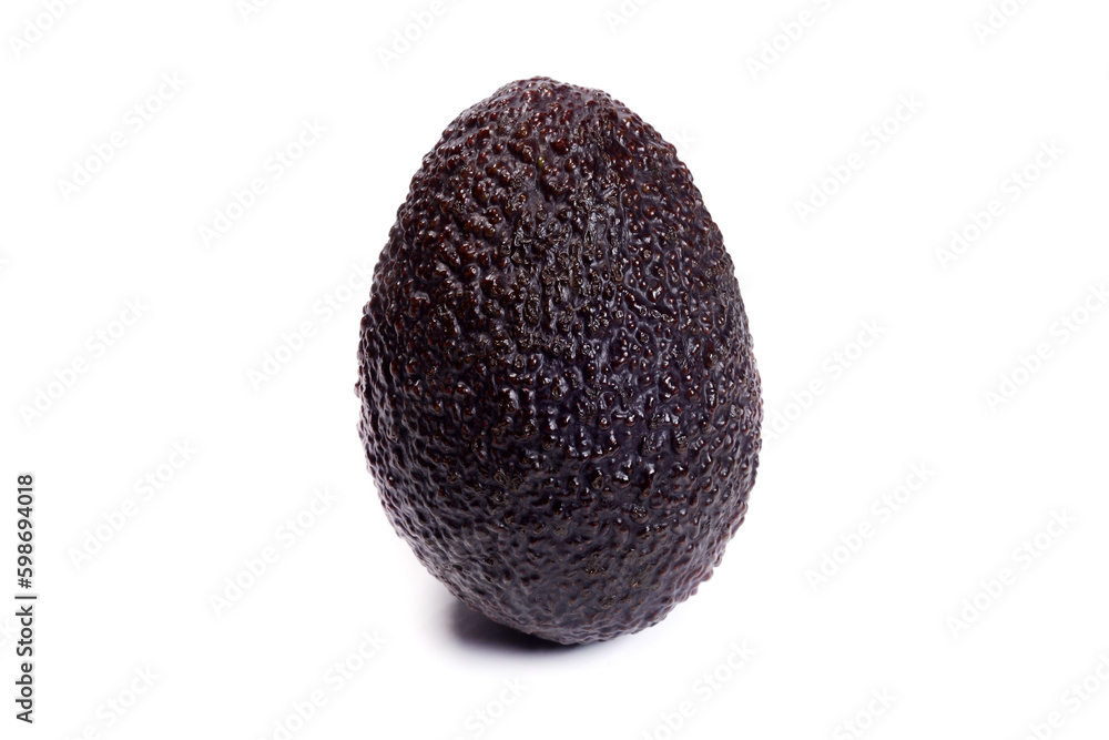 Whole hass avocado with in peel isolated on white Whole hass avocado with in peel isolated on white