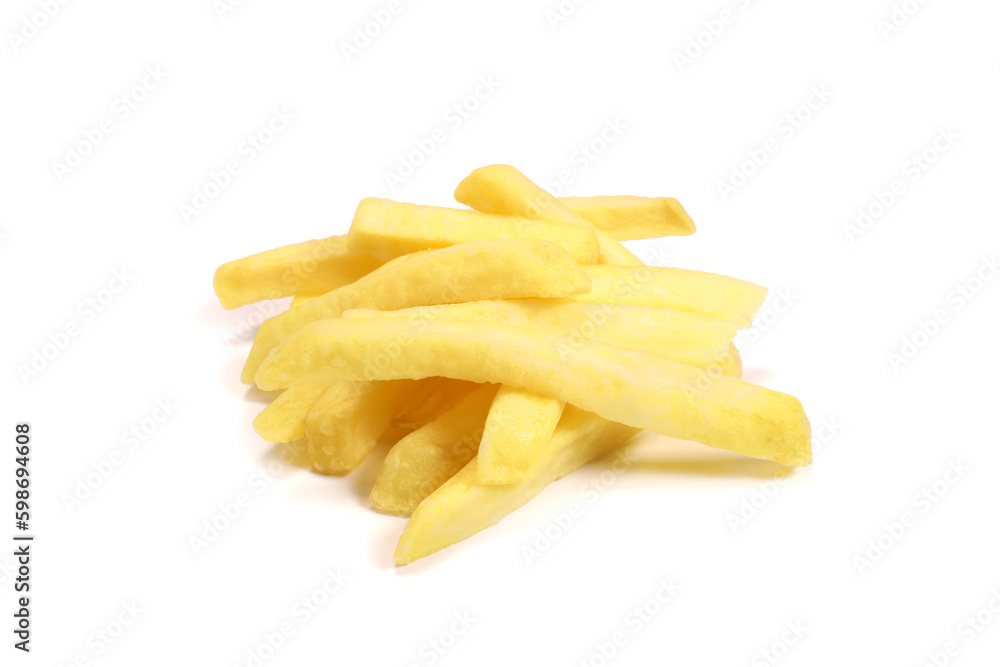 french fries isolated on white, fast food concept french fries isolated on white, fast food concept