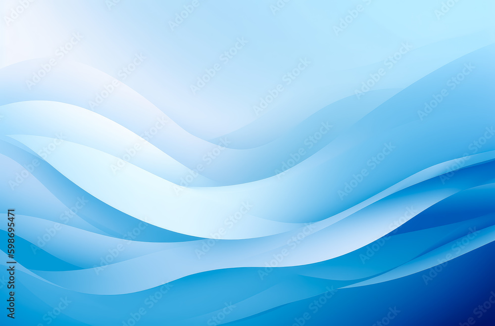 Blue abstract background wallpaper, Blue color gradient wallpaper design. Generative Ai. Blue abstract background wallpaper, Blue color gradient wallpaper design. Generative Ai.