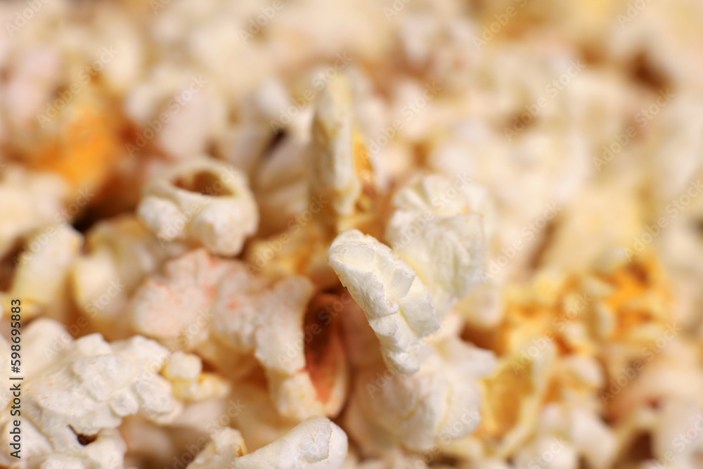 popcorn closeup macro selective focus popcorn closeup macro selective focus