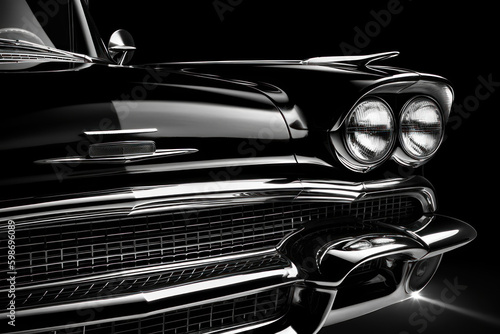 classic american car by Generative AI © Jasper