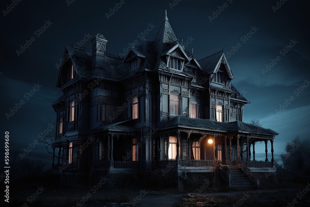 Creepy Gothic Fantasy: A Haunted House Awaits the Skittish & Dead on Halloween Night
