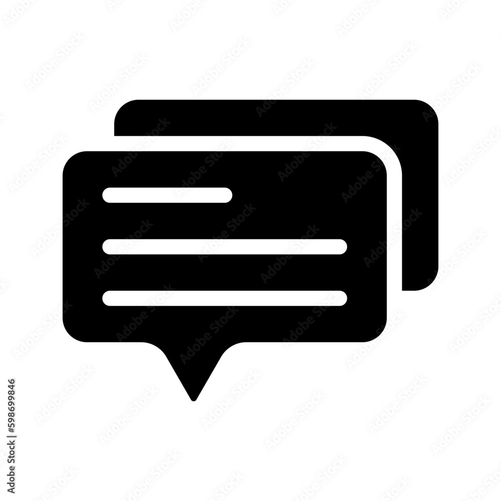 Chat icon. sign for mobile concept and web design. vector illustration Chat icon. sign for mobile concept and web design. vector illustration
