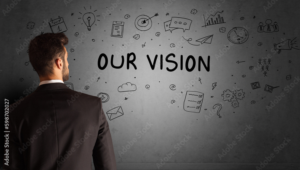 businessman drawing a creative idea sketch businessman drawing a creative idea sketch