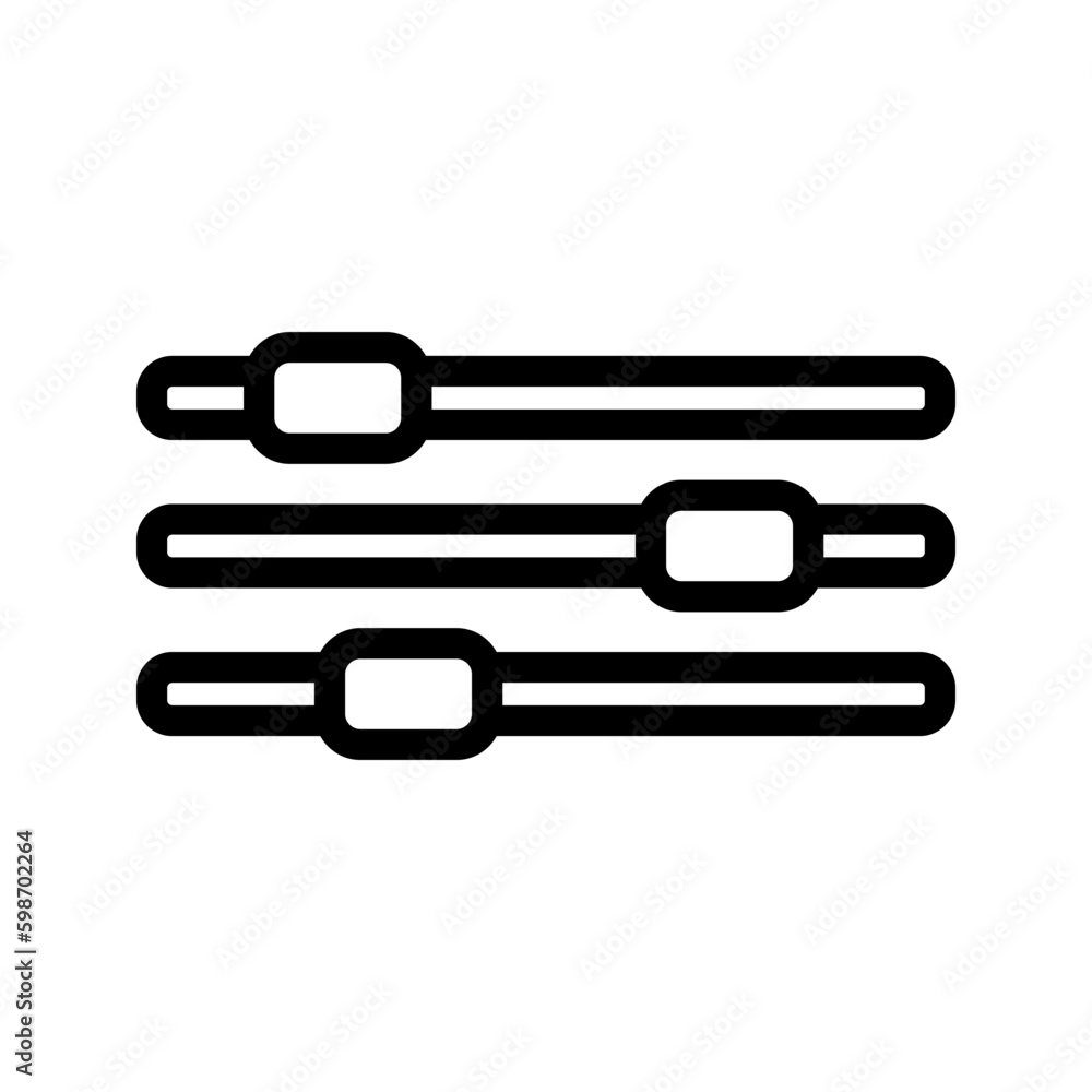 Adjust icon. sign for mobile concept and web design. vector illustration Adjust icon. sign for mobile concept and web design. vector illustration