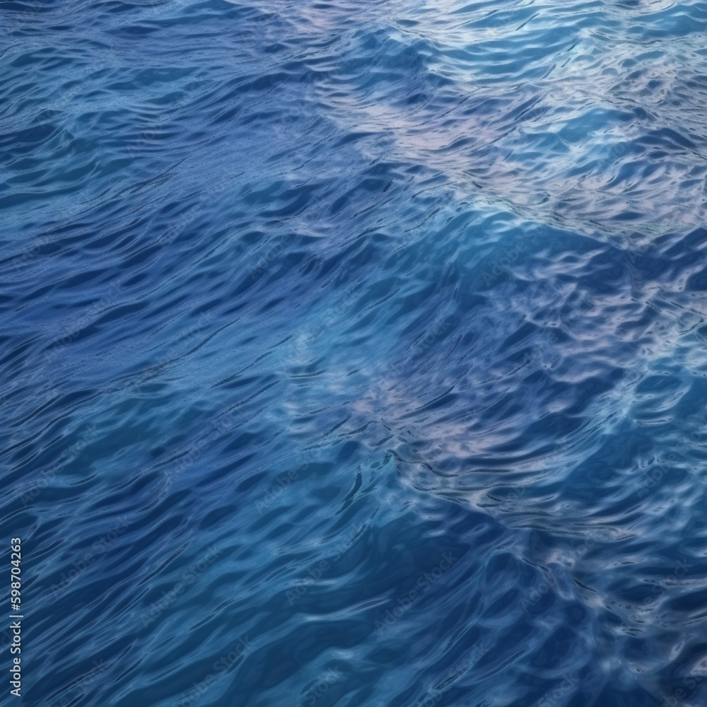 Tranquil blue waves soothe senses. Tranquil blue waves soothe senses.