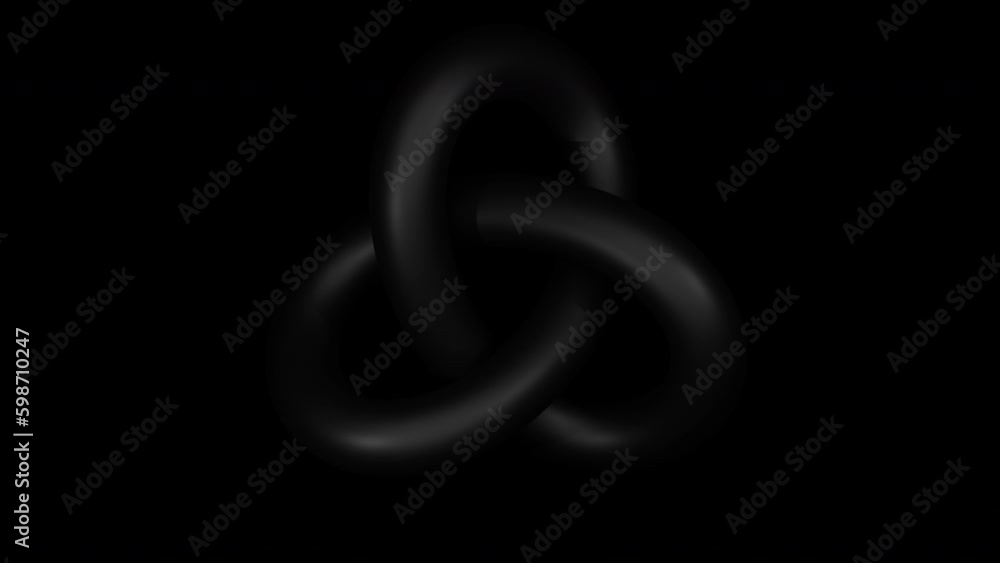 Black 3d element. Computer generated Generative AI Black 3d element. Computer generated Generative AI