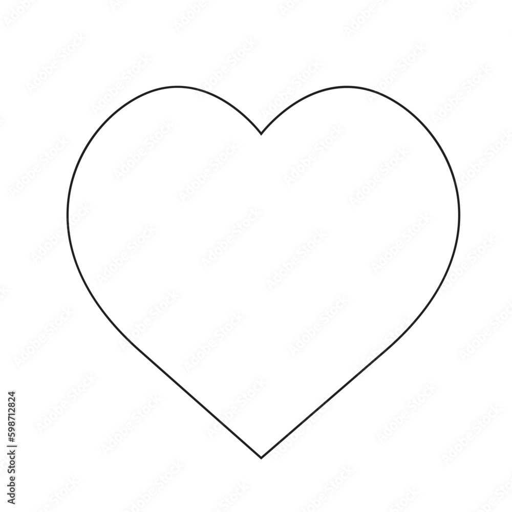 Heart icon vector illustration