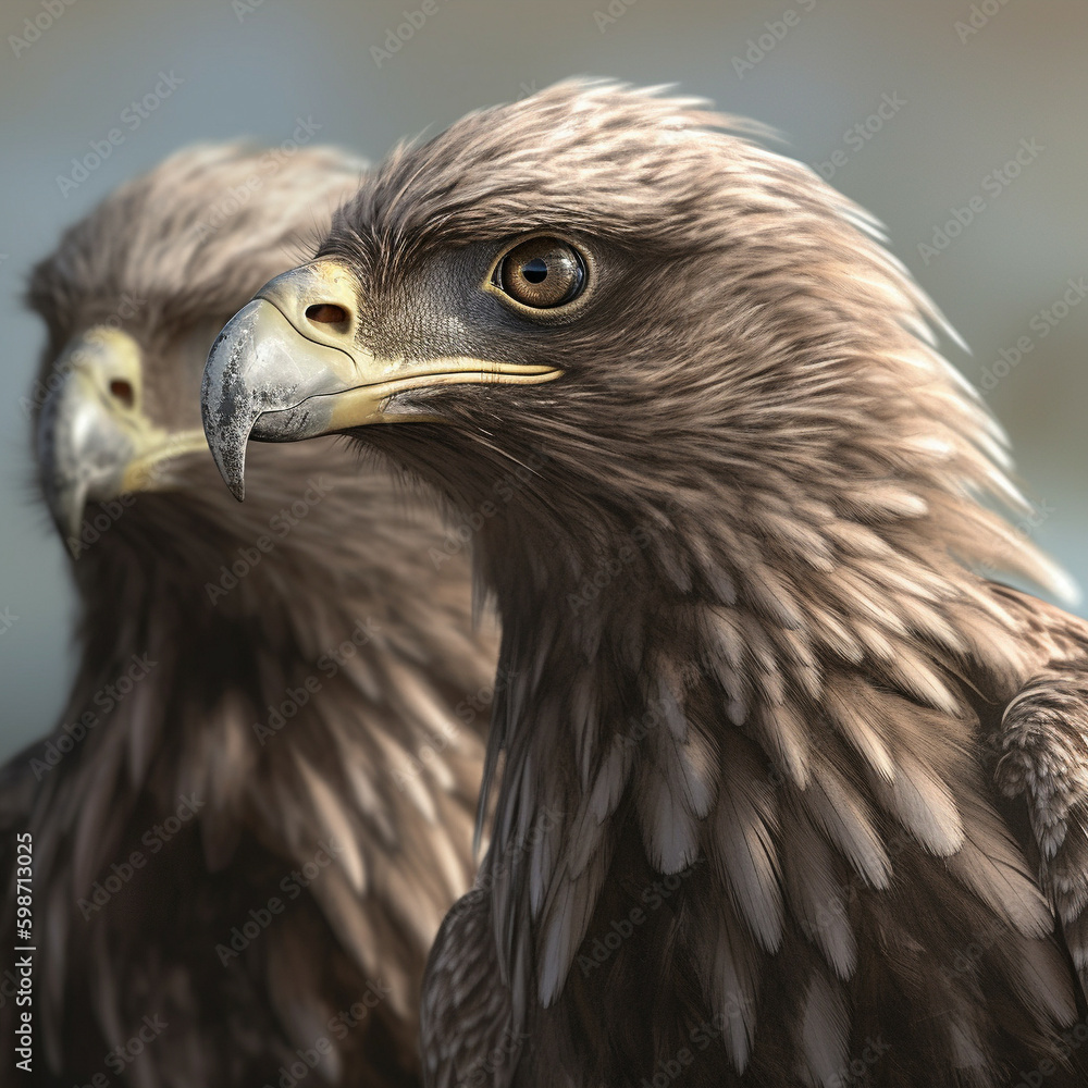 Fototapeta premium Preciosa imagen de vivos colores de tus compañeros mas fieles, los animales, disfruta de ella y de su tierna mirada