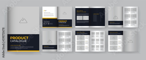 Company product and multipurpose product catalogue template design
