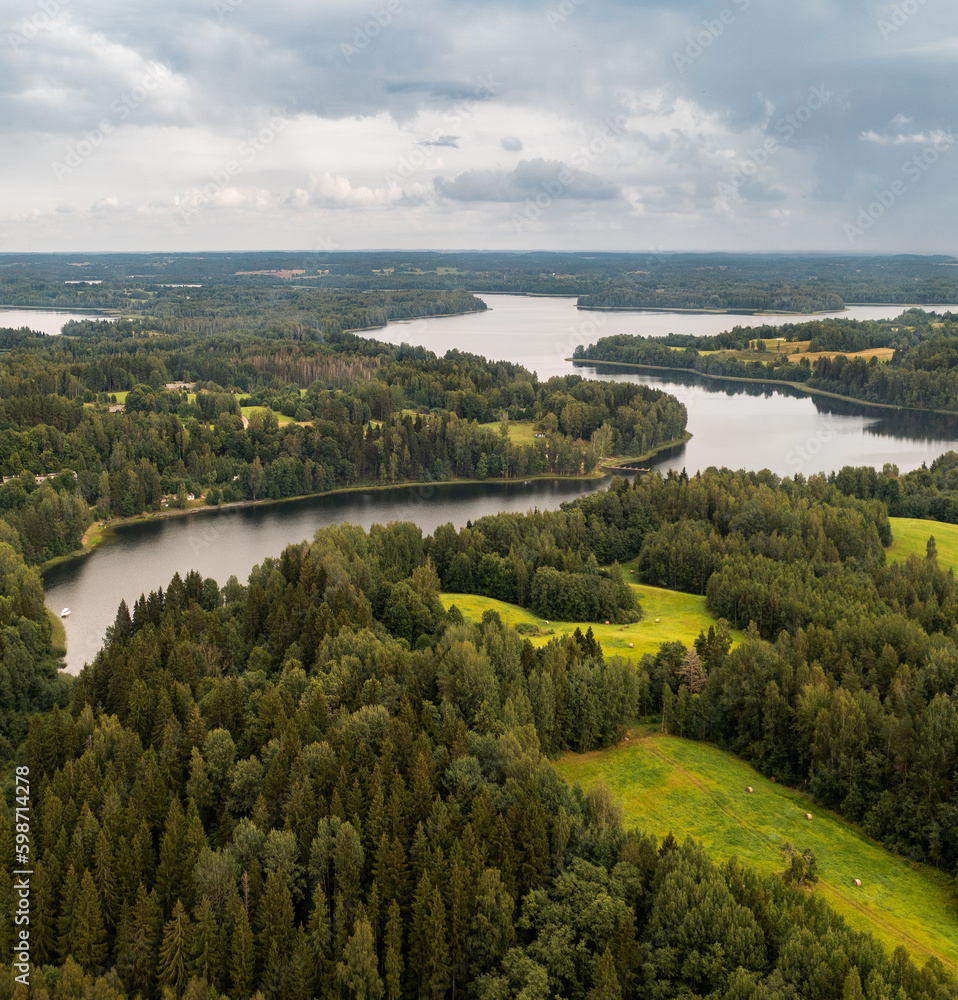 Summer landscapes in Latvia, in the countryside of Latgale near Dridzis lake. Summer landscapes in Latvia, in the countryside of Latgale near Dridzis lake.