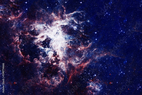 Fototapeta Naklejka Na Ścianę i Meble -  A bright, beautiful cosmic nebula. Elements of this image furnished NASA.