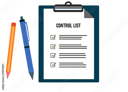 attendance checklist. Attendance board. Survey, survey, board, task list. Vector Design Eps 10.