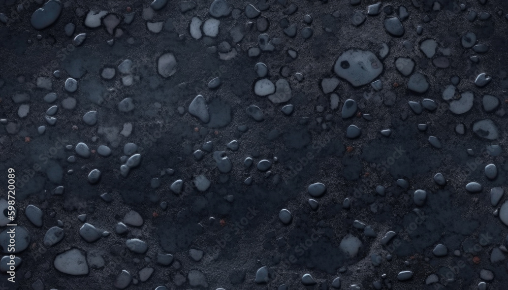 Seamless texture background of concrete, slate and stone in gray dark colors. Generative AI Seamless texture background of concrete, slate and stone in gray dark colors. Generative AI