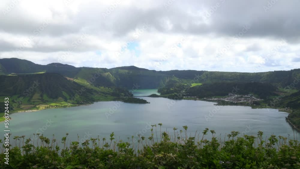 Lagoa das Sete Cidades, Lagoon of the Seven Cities in Sao Miguel Island, Azores, Real Time
Lagoa das Sete Cidades, Lagoon of the Seven Cities in Sao Miguel Island, Azores, Real Time