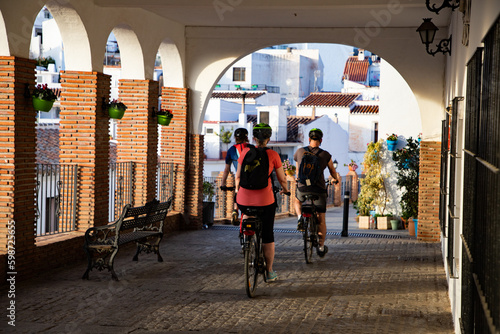 picturesque village of  Mijas. Costa del Sol, Andalusia, Spain