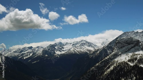 Wallpaper Mural Snowy Alps Mountain from Mont Blanc, Real Time
 Torontodigital.ca