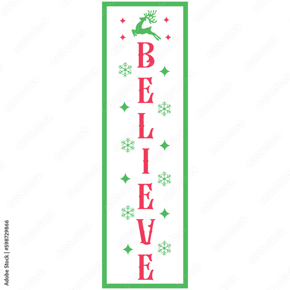 Believe porch signs SVG Believe porch signs SVG