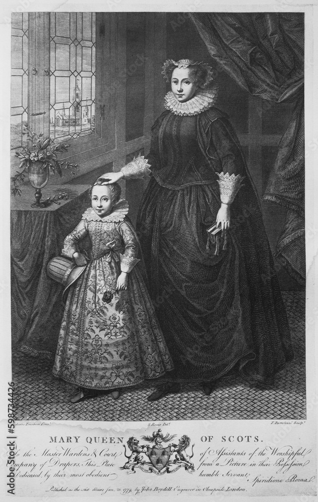 Mary Stuart, Queen of Scots, was Queen of Scotland in the old book the