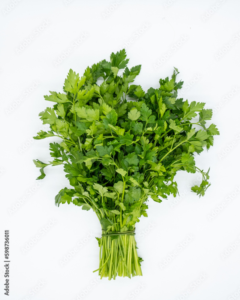 Fototapeta premium Parsley on a white background