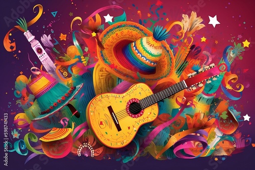 Cinco de Mayo - Fiesta - Party Background