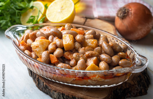 Cranberry Bean Stew Turkish...