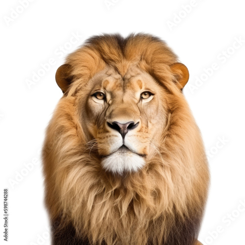 Lion on transparent background. PNG, ai 