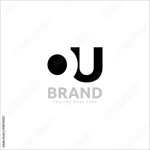 Vector Design OU letter Logo