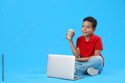 Little African-American boy...