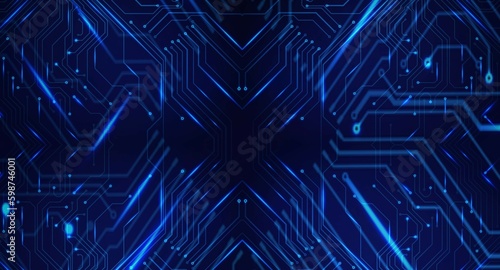 Mechatronic Digital Background ,Circuit board background, Digital Wireframe Data, Digital Data Storage, Digital Blue Abstract Background, Data Engineering Circuit