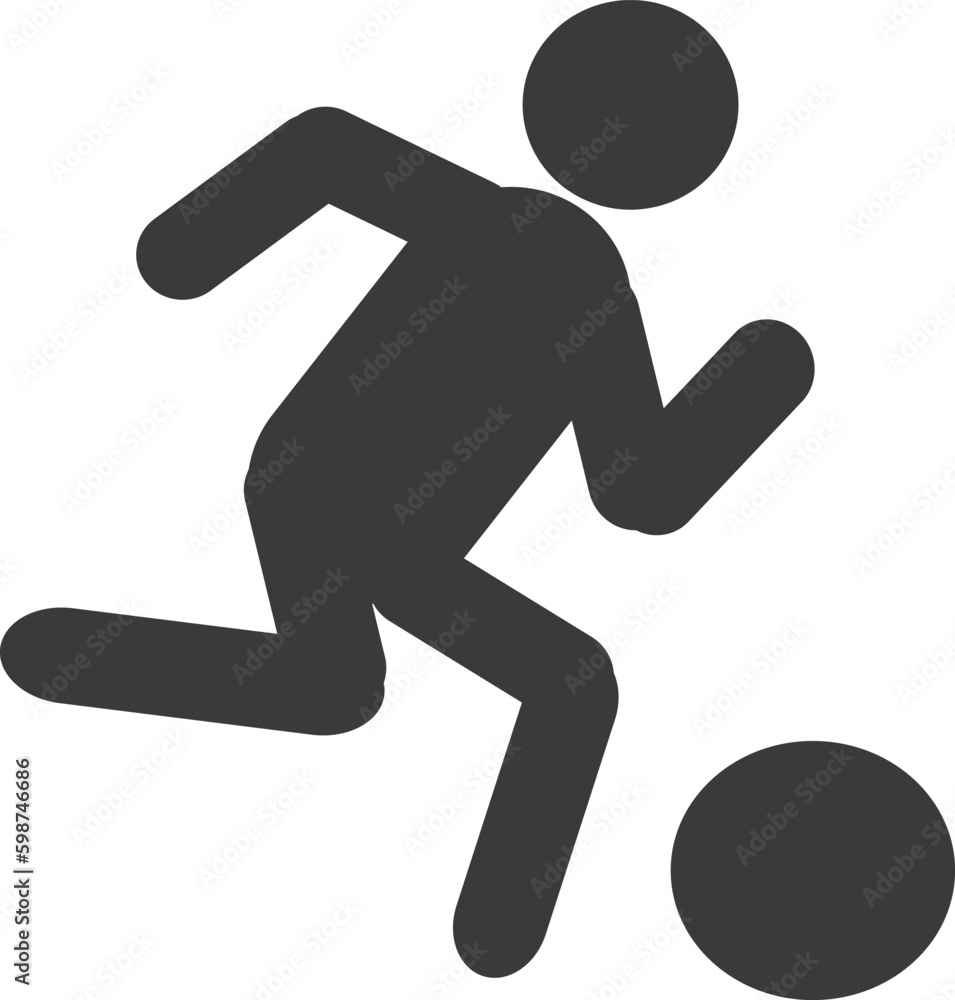 running person playing football silhouette running person playing football silhouette