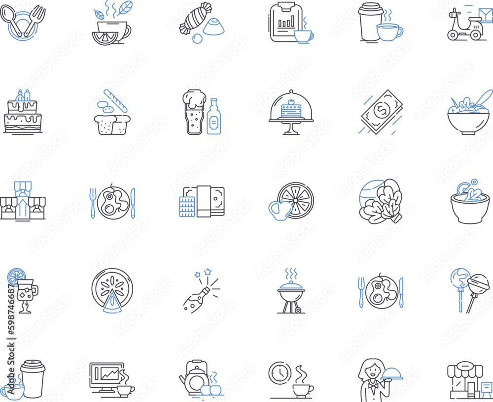 Art community line icons collection. Inspiration, Creativity, Expression, Collaboration, Talent, Diversity, Vision vector and linear illustration. Innovation,Imagination,Community Generative AI