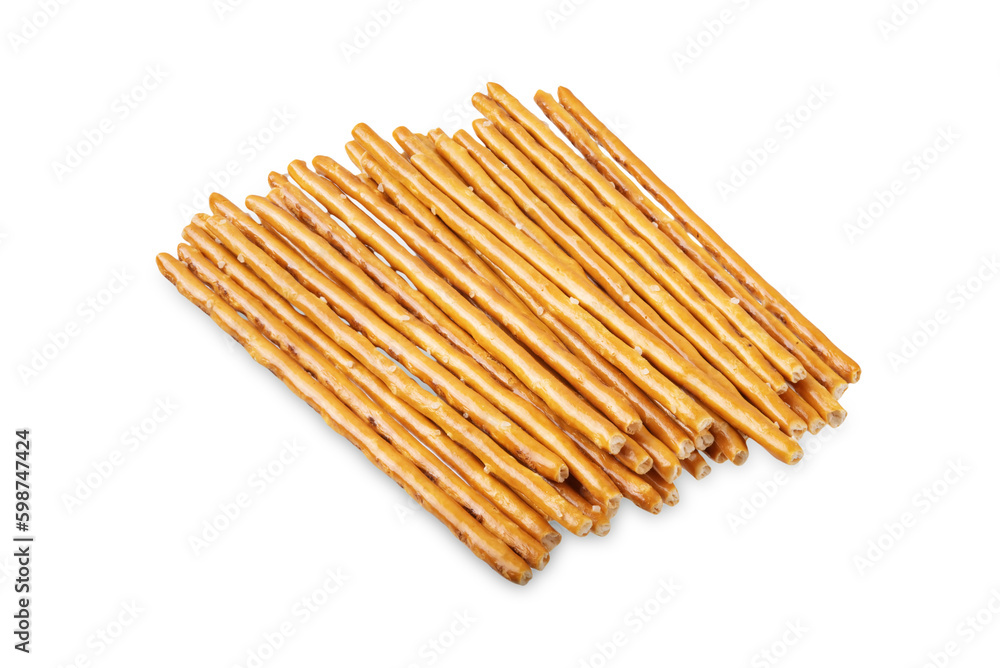 Sea salt sticks on a white isolated background Sea salt sticks on a white isolated background