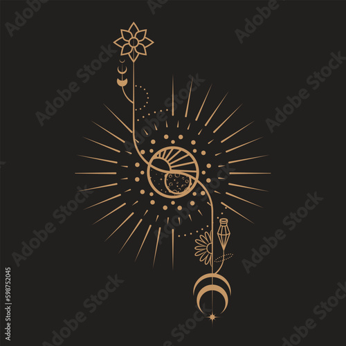 Celestial Magic Mystical and Esoteric Illustration